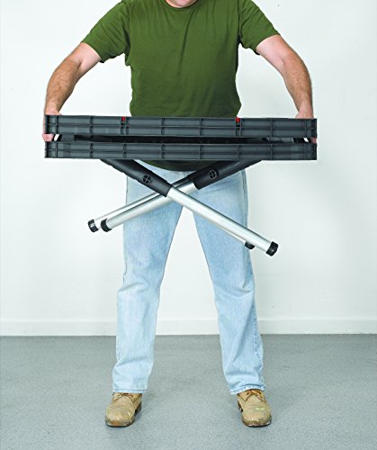 Keter 17182239  Werkzeugbank Master Pro Serie Folding Work Table,  Kunststoff, schwarz / gelb - 6