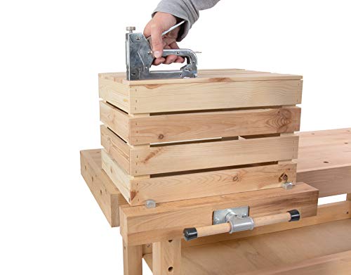 Hobelbank BUCHE Werkbank Holzwerkbank Werktisch Arbeitstisch mit Spannzange - 4