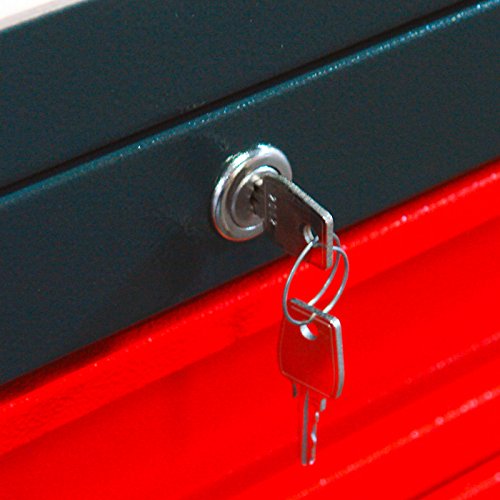 DEMA Werkbank mit Rollen / 4 Schubladen / Ablage - 6