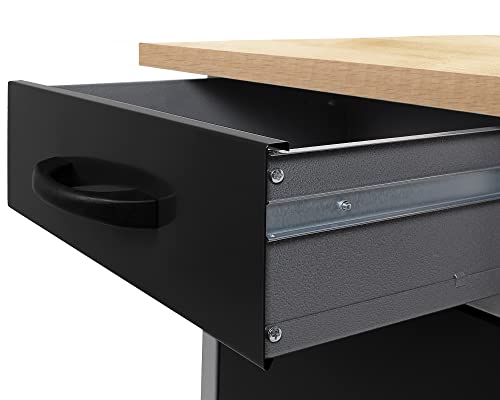Ondis24 Werkstatteinrichtung mit LED Beleuchtung, 170 cm breit, Werkbank, Werkzeugschrank, Werkzeugwand - 4