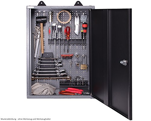 Ondis24 Werkstatteinrichtung mit LED Beleuchtung, 170 cm breit, Werkbank, Werkzeugschrank, Werkzeugwand - 8