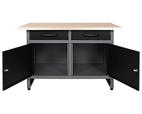 Ondis24 Montagewerkbank 120 cm Werkstatteinrichtung Werkstatt Werkbank Werktisch komfortable Arbeitshöhe 95 cm - 2