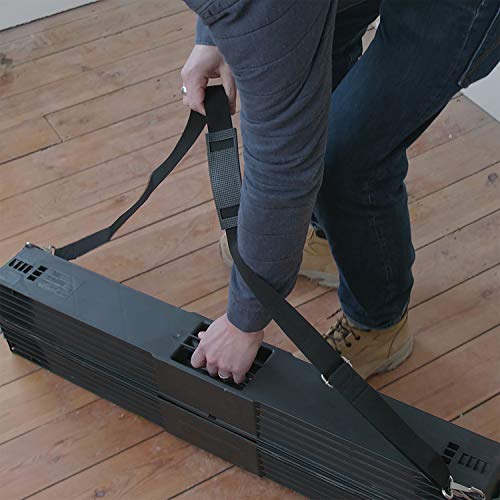 Stanley klappbares Unterstellbock Paar aus Metall 1-97-475 / Mit Kunststoffauflage & rutschfesten Gummifüßen / bis 340 kg Tragkraft / 101,7 x 12,5 x 75,8 cm - 7