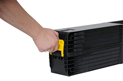 Stanley klappbares Unterstellbock Paar aus Metall 1-97-475 / Mit Kunststoffauflage & rutschfesten Gummifüßen / bis 340 kg Tragkraft / 101,7 x 12,5 x 75,8 cm - 9