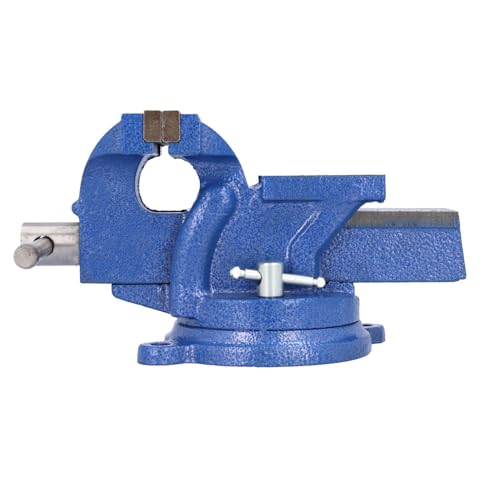 Robuster Schraubstock 100/125/150 mm für Werkbank 360° drehbar (Spannweite 125mm, Gewicht 7 Kg) - 2