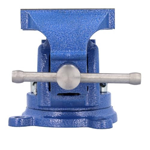 Robuster Schraubstock 100/125/150 mm für Werkbank 360° drehbar (Spannweite 125mm, Gewicht 7 Kg) - 3
