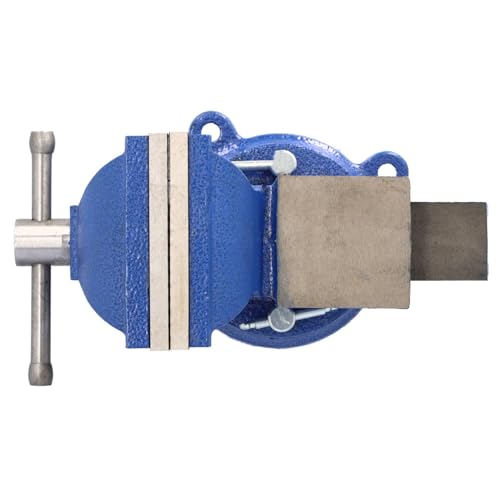 Robuster Schraubstock 100/125/150 mm für Werkbank 360° drehbar (Spannweite 125mm, Gewicht 7 Kg) - 4