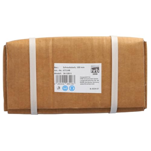 Robuster Schraubstock 100/125/150 mm für Werkbank 360° drehbar (Spannweite 125mm, Gewicht 7 Kg) - 8