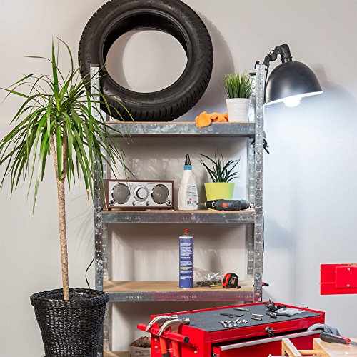 TecTake Werkstattregal Steckregal Lagerregal – diverse Größen – (900x400x1800mm | Nr. 401330) - 2