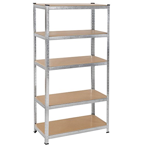 TecTake Werkstattregal Steckregal Lagerregal – diverse Größen – (900x400x1800mm | Nr. 401330) - 4