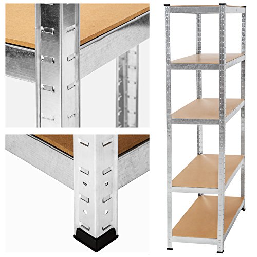 TecTake Werkstattregal Steckregal Lagerregal – diverse Größen – (900x400x1800mm | Nr. 401330) - 5