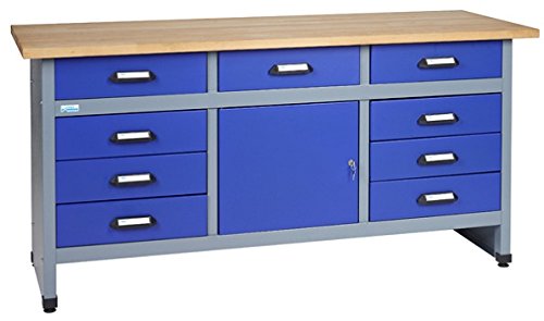 Küpper Werkbank Modell 12877, Breite 170 cm Farbe ultramarinblau