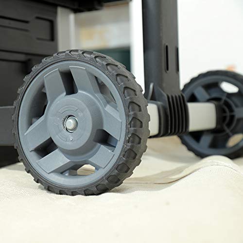 Stanley FatMax Rollende Werkstatt aus Metall-Kunststoff 1-95-622 – Werkzeugwagen leer – Vielseitige Werkzeugbox für Kleinteile und große Werkzeuge - 13